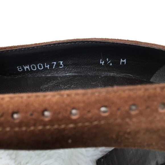 Stuart Weitzman Brown Suede Heels Size 4 1/2 - Picture 13 of 13